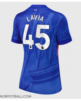 Billige Fotballdrakt Chelsea Romeo Lavia #45 Replika Hjemmedrakt Dame 2025-26 Kortermet Billige Fotballdrakt Chelsea Romeo Lavia #45 Replika Hjemmedrakt Dame 2025-26 Kortermet